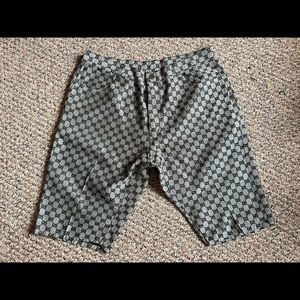 Gucci Logo Mens Bermuda Shorts Size 38